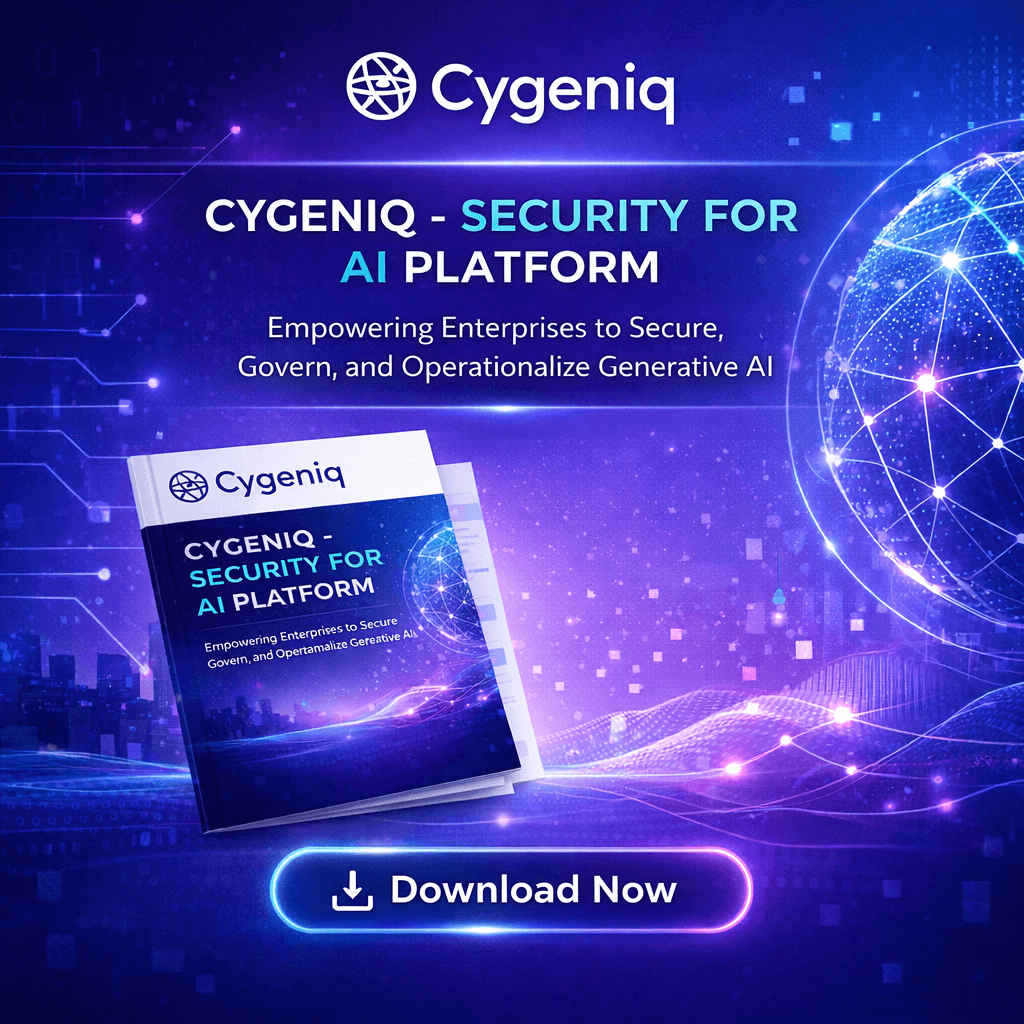 Cygeniq - Security for AI Platform Whitepaper Banner