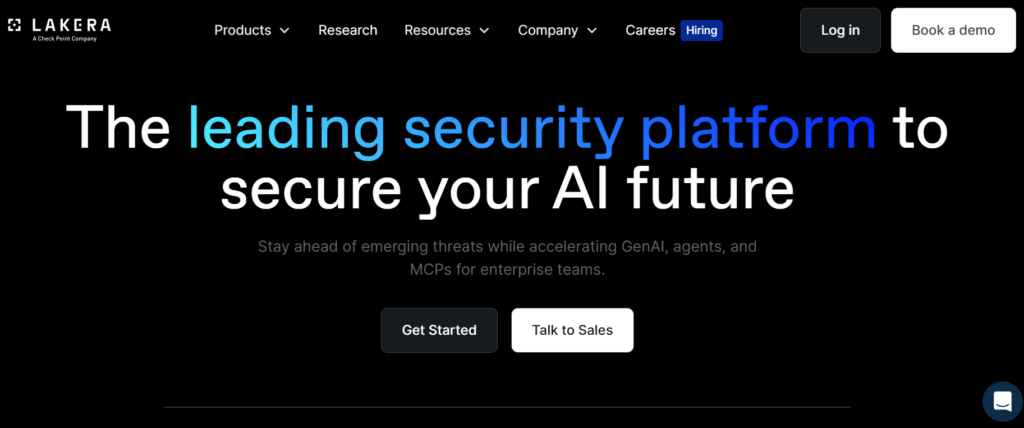 Enterprise AI Security Tool lakera
