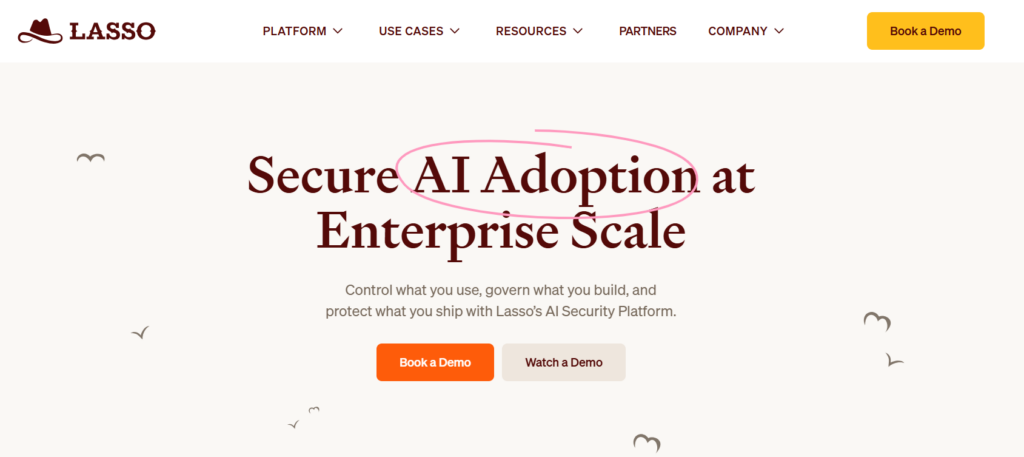Enterprise AI Security Tool lasso security