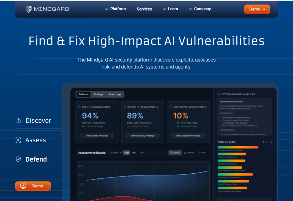 Enterprise AI Security Tool Mindgard